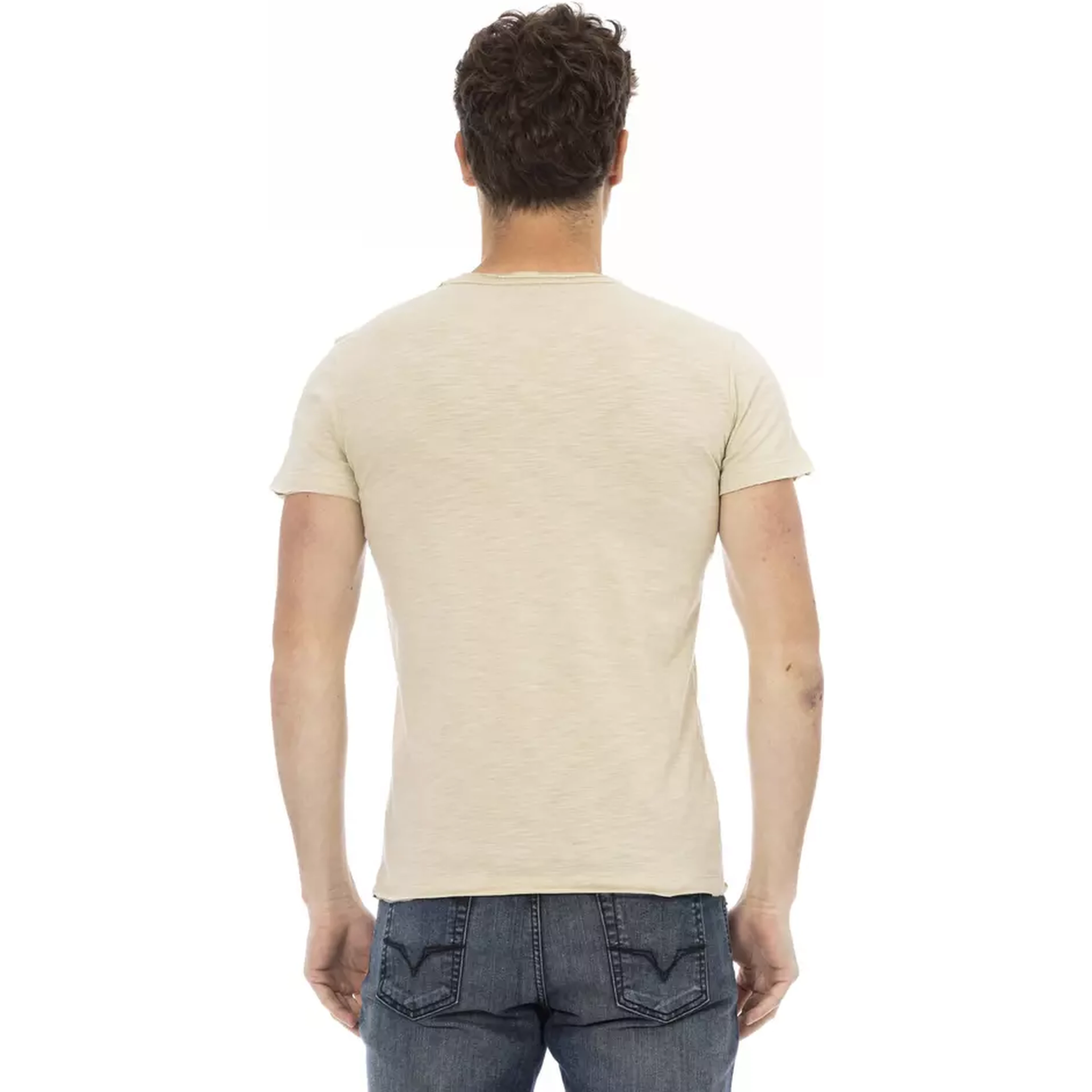 Beige Cotton T-Shirt