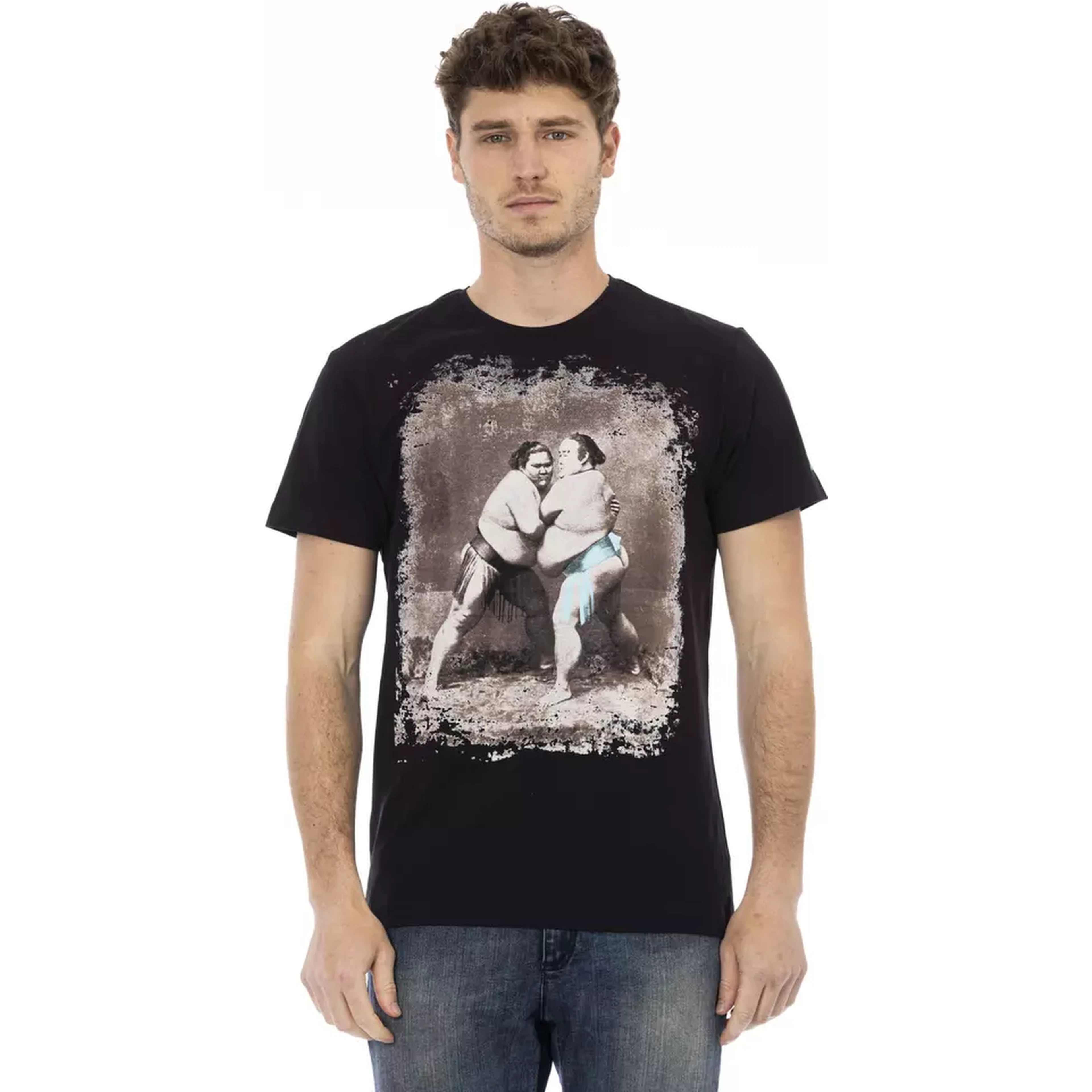 Black Cotton T-Shirt