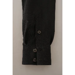 Dark Green Cotton Slim Fit Casual Men Shirt