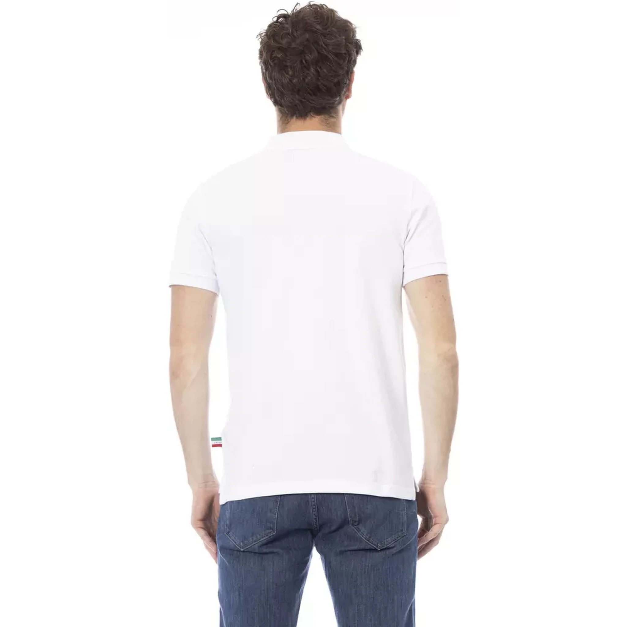 White Cotton Polo Shirt