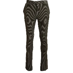 Multicolor Striped Pure Cotton Men Pants