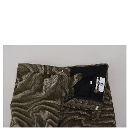 Multicolor Striped Pure Cotton Men Pants