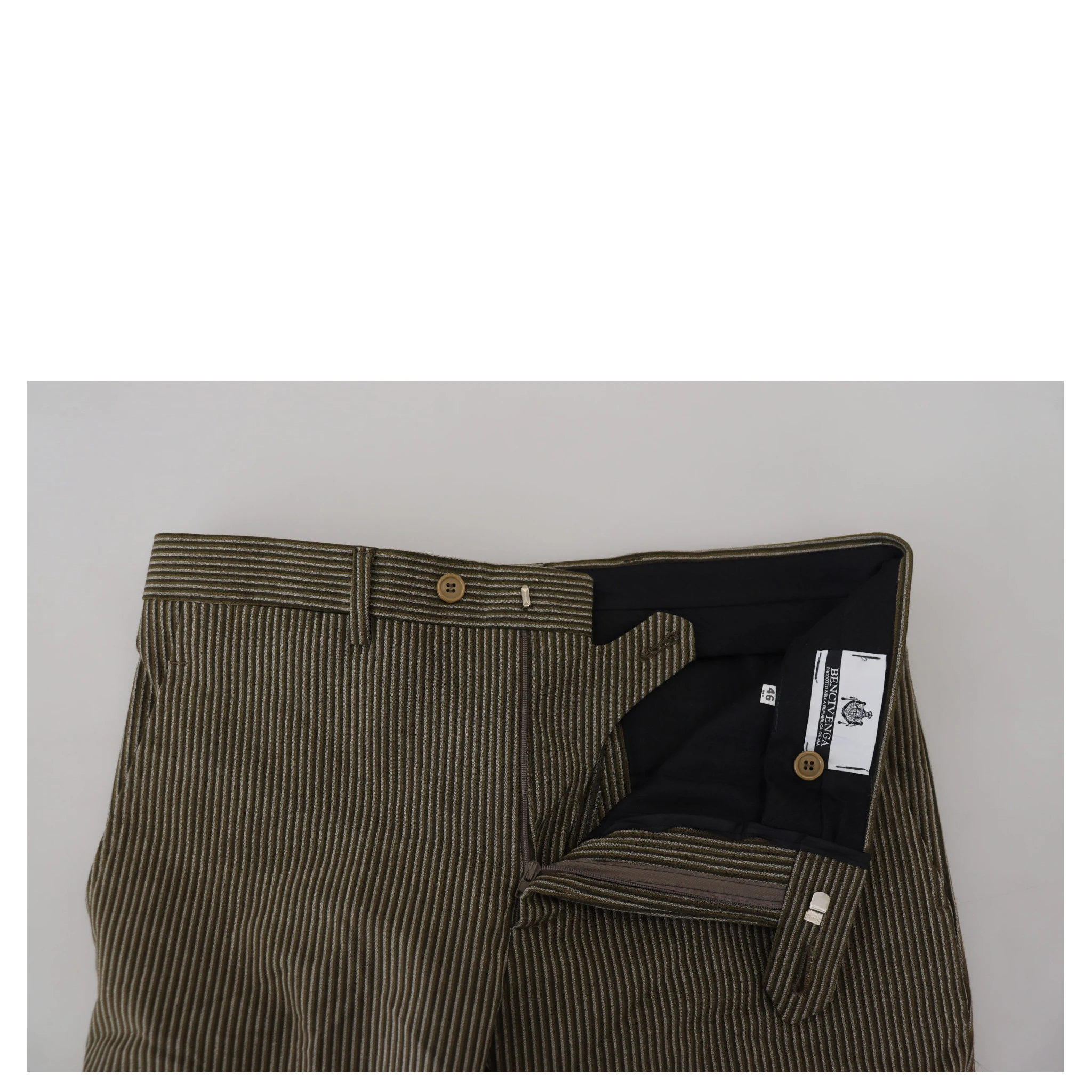 Multicolor Striped Pure Cotton Men Pants