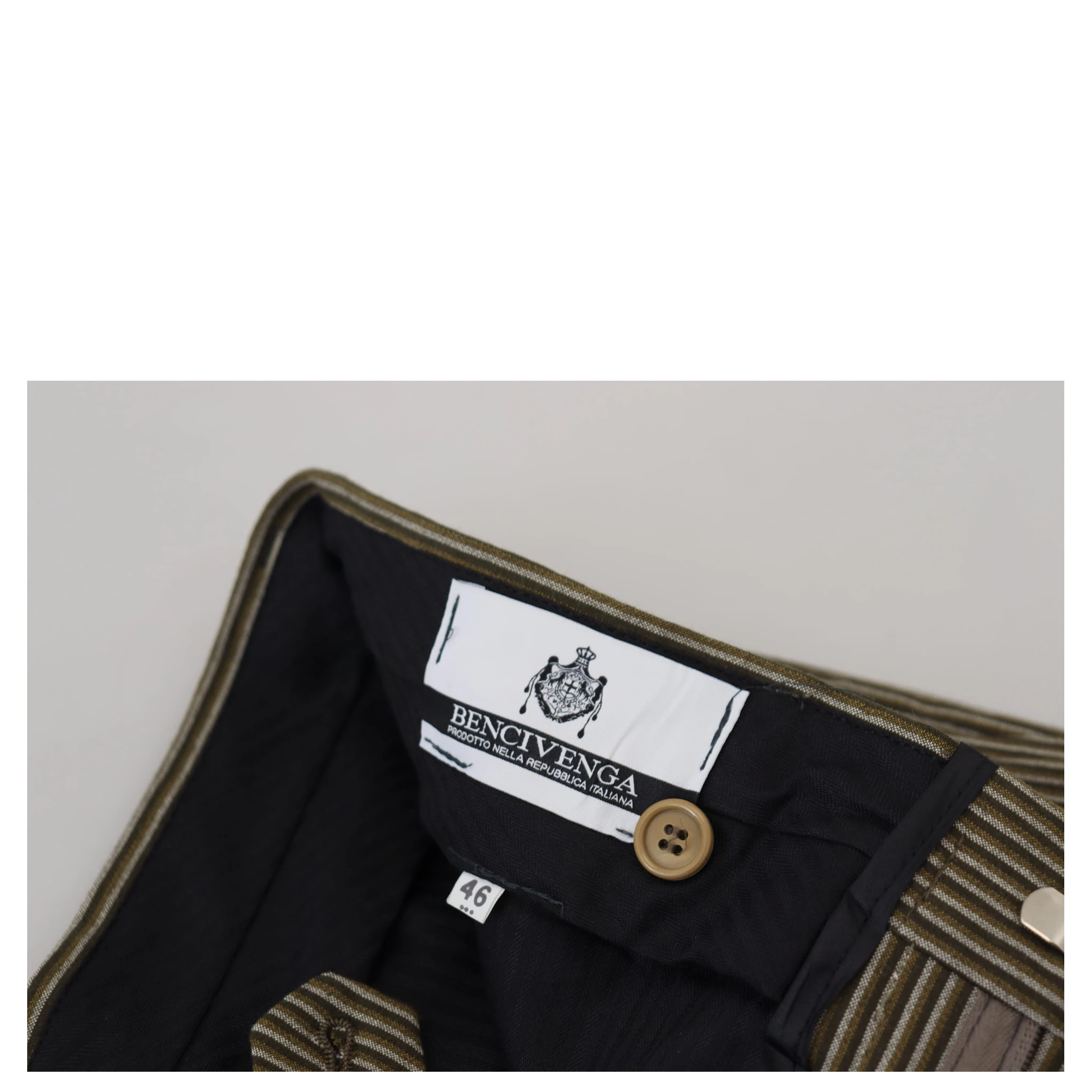 Multicolor Striped Pure Cotton Men Pants