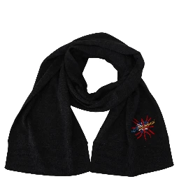 Black Sacred Heart #DGLovesLondon Wrap Scarf