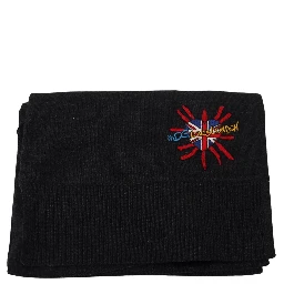 Black Sacred Heart #DGLovesLondon Wrap Scarf