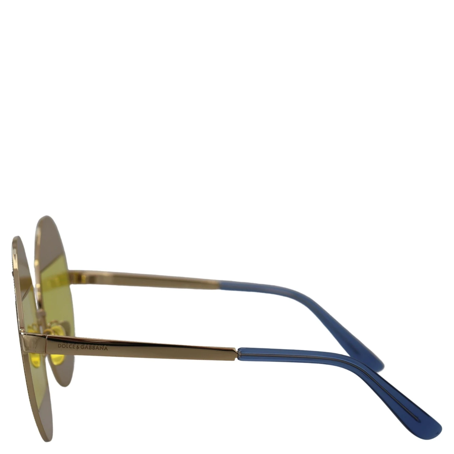 Gold Oval Metal Crystals Shades DG2209B Sunglasses