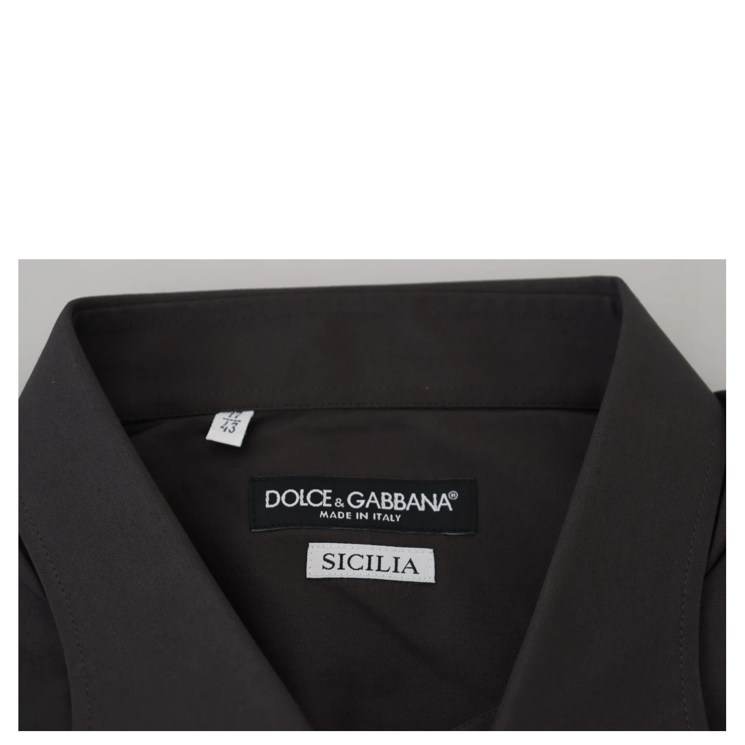 Gray SICILIA Slim Fit Stretch Dress Shirt