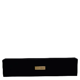 Black Velvet Logo Plaque Storage Bracelet Jewelry Box