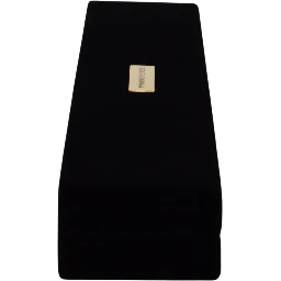 Black Velvet Logo Plaque Storage Bracelet Jewelry Box