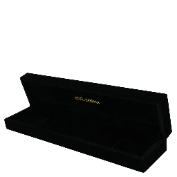Black Velvet Logo Plaque Storage Bracelet Jewelry Box