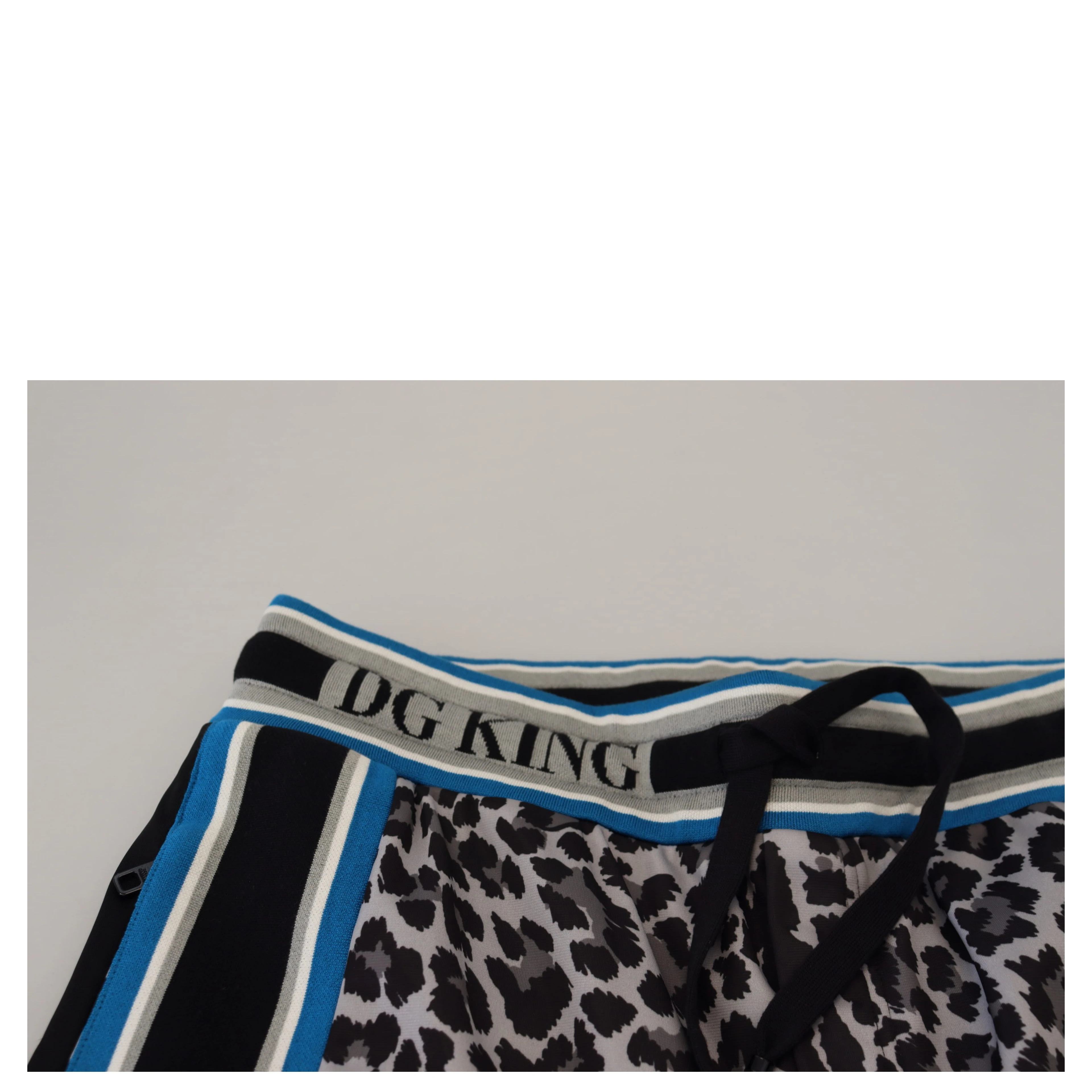 Multicolor DG King Leopard Print Jogger Pants