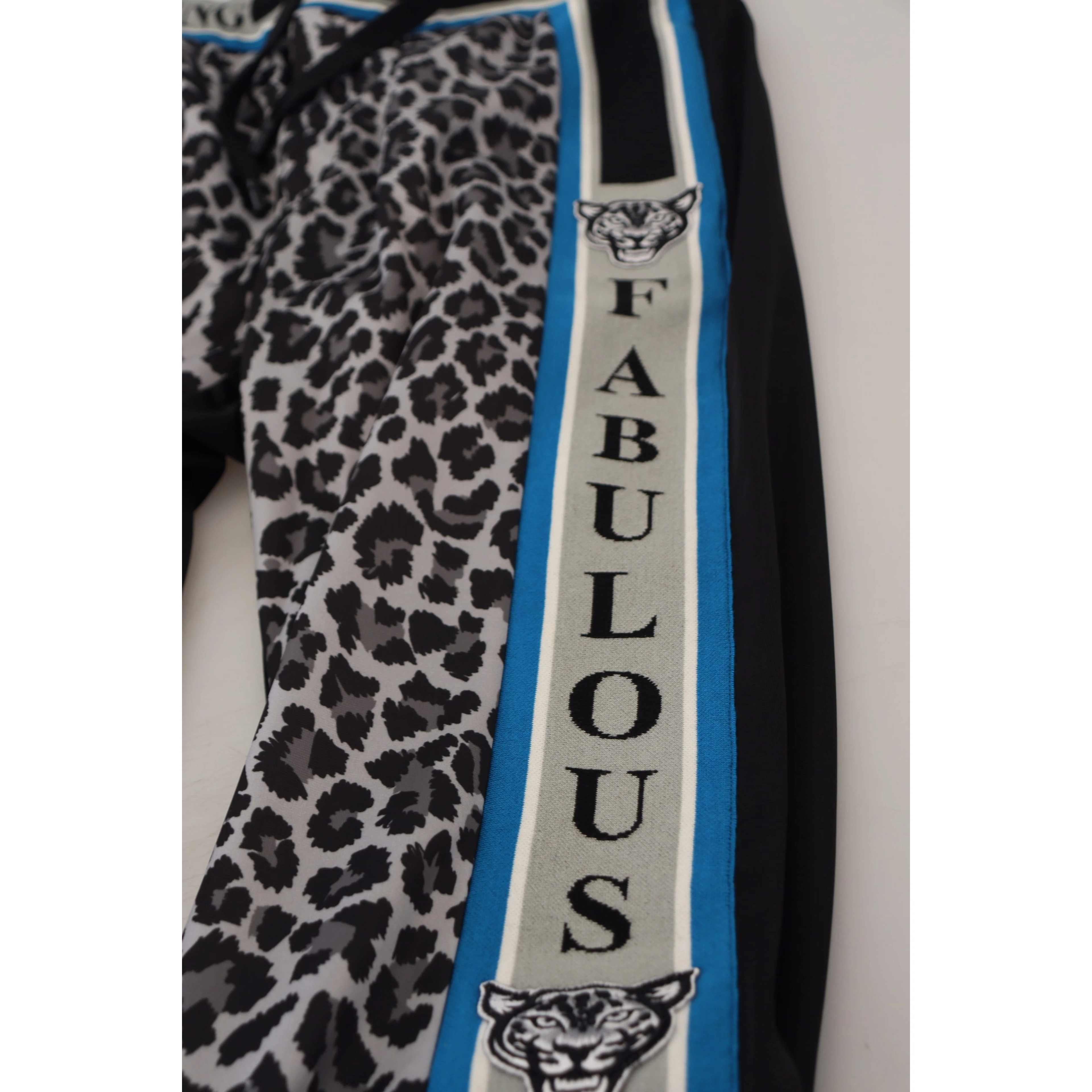 Multicolor DG King Leopard Print Jogger Pants