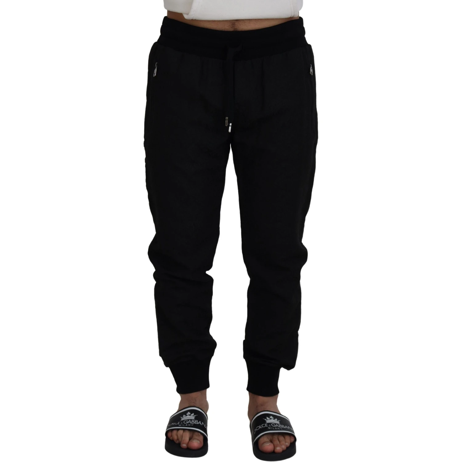 Black Men Casual Jogger Pants