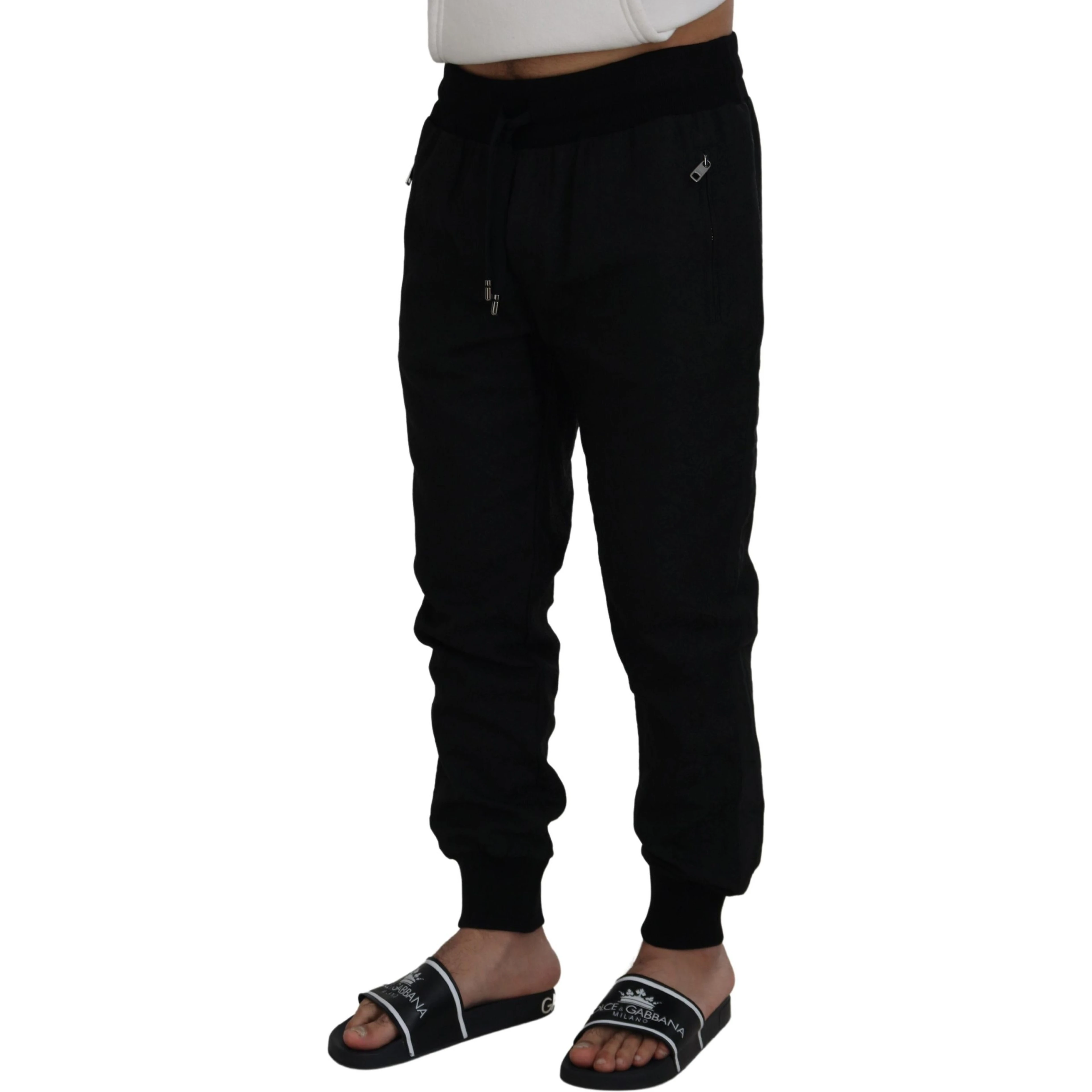 Black Men Casual Jogger Pants