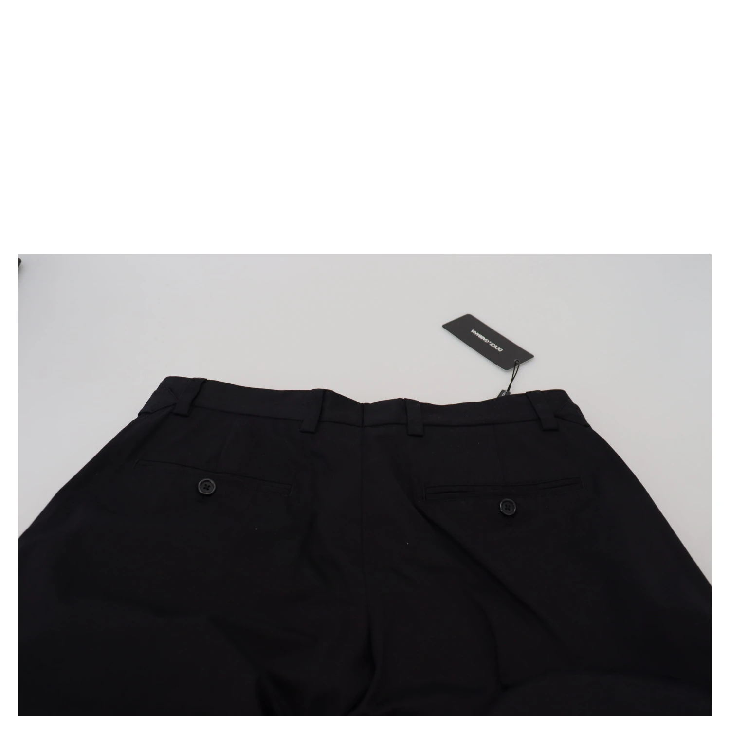 Black Cotton Chino Formal Pants