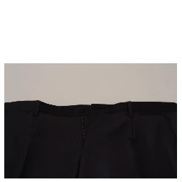 Black Wool Men Formal Pants