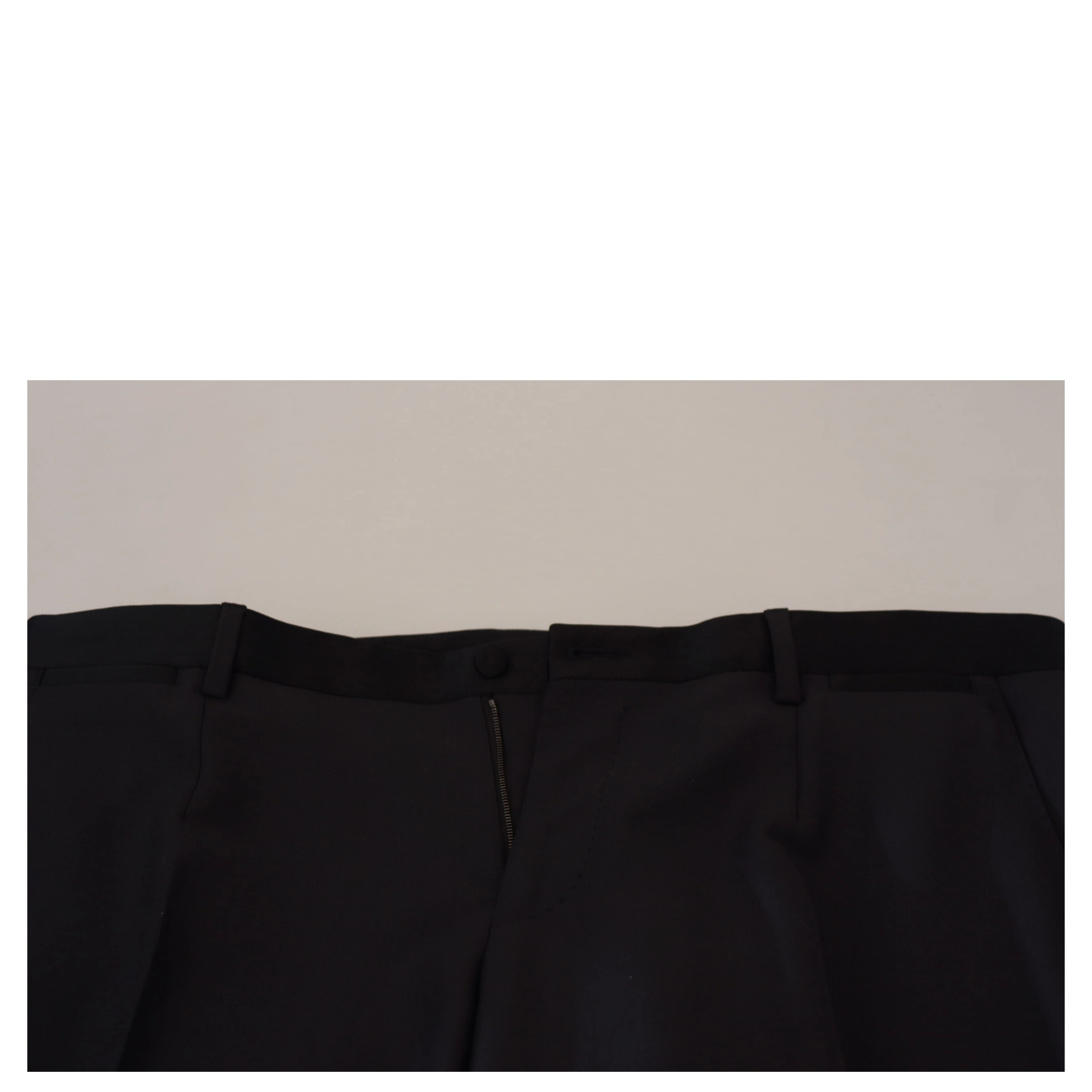 Black Wool Men Formal Pants