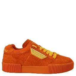 Orange Leather P.j. Tucker Sneakers Shoes
