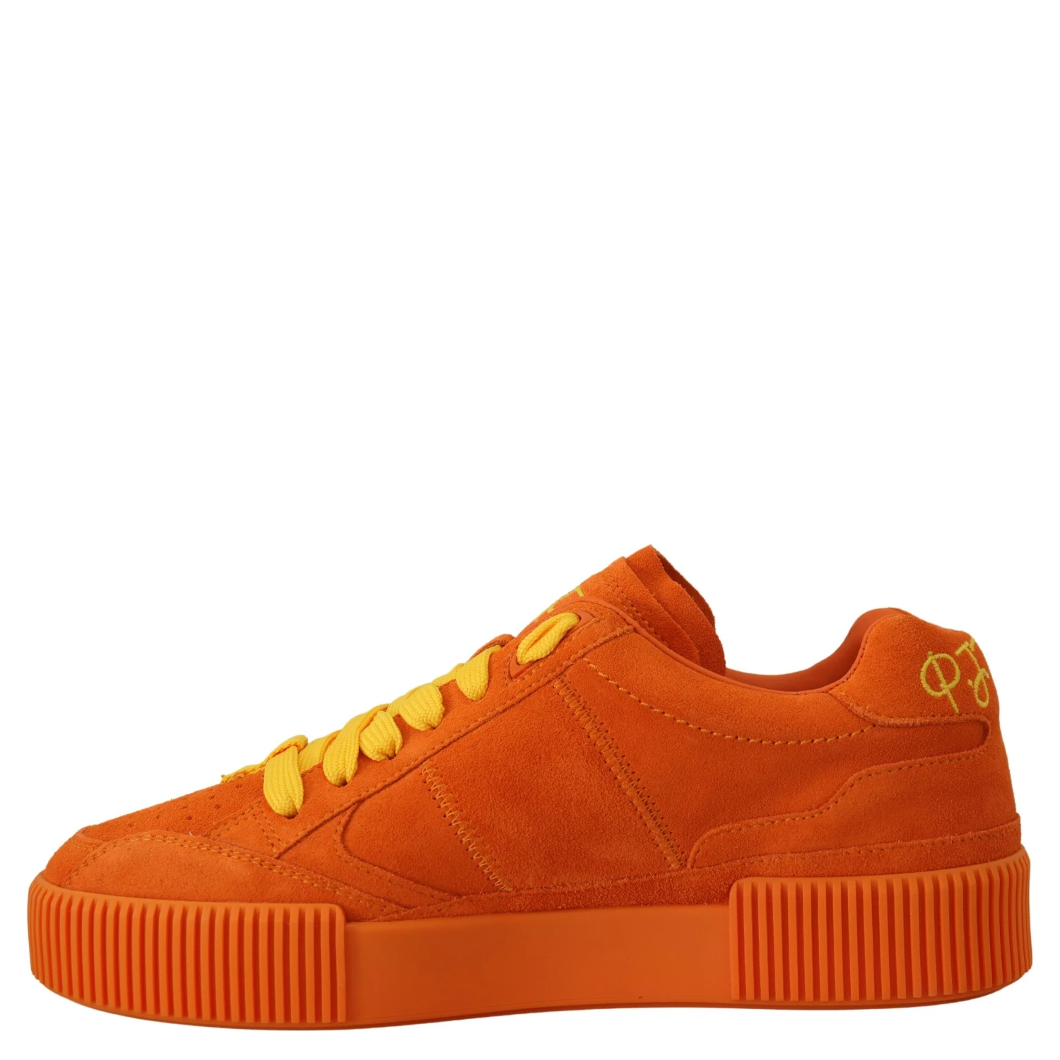 Orange Leather P.j. Tucker Sneakers Shoes
