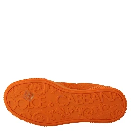 Orange Leather P.j. Tucker Sneakers Shoes