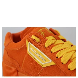 Orange Leather P.j. Tucker Sneakers Shoes