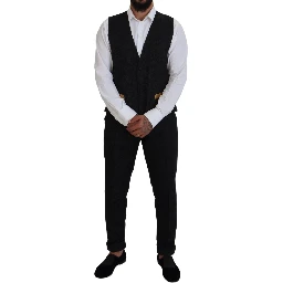 Black Gold Fantasy Tuxedo Slim Fit Suit