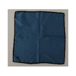 Black Blue DG Crown Printed Square Handkerchief Scarf