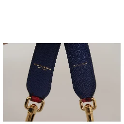 Red Exotic Leather Crystals Shoulder Strap