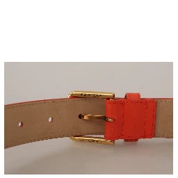 Orange Leather Devotion Heart Micro Bag Headphones Belt