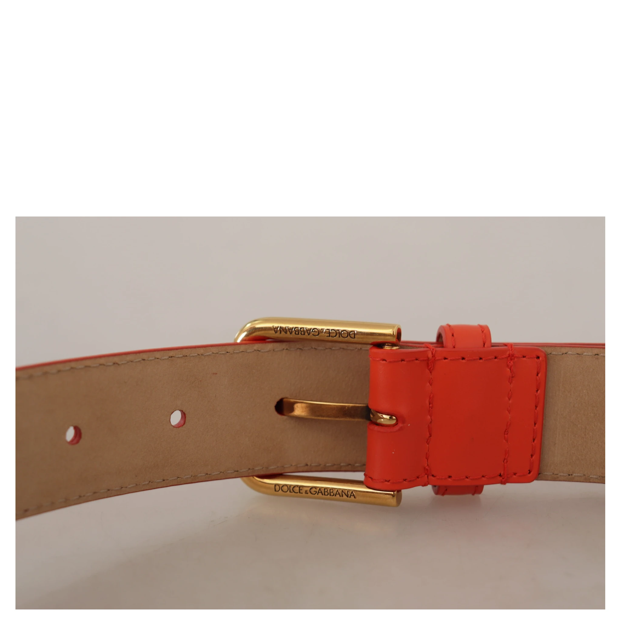 Orange Leather Devotion Heart Micro Bag Headphones Belt