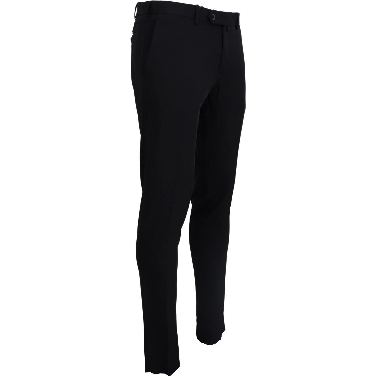 Black Tapered Dress Formal Pants