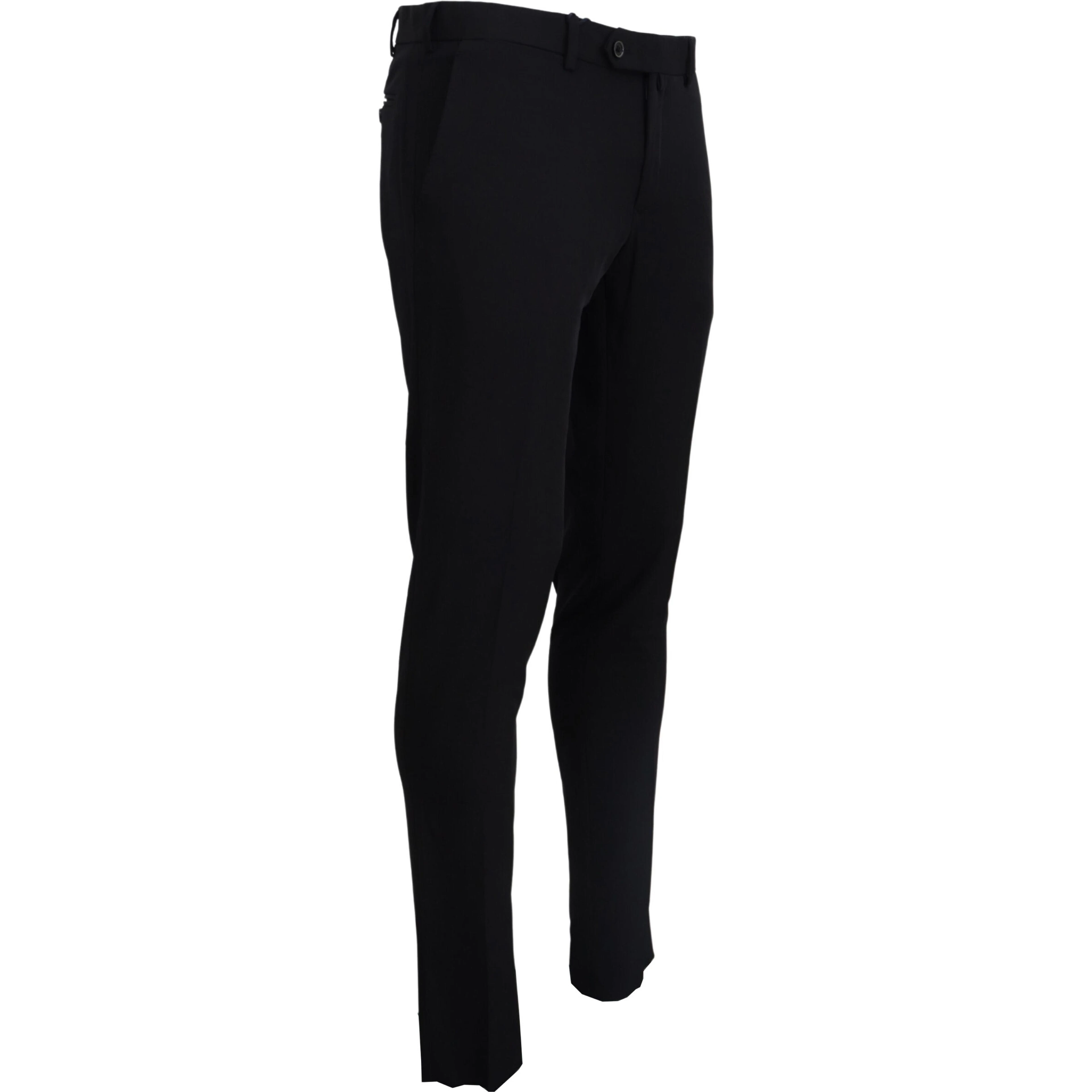 Black Tapered Dress Formal Pants