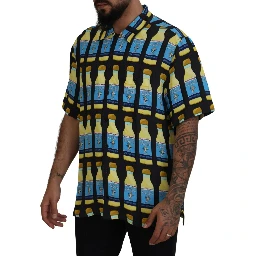 Multicolor Printed Viscose Casual Shirt