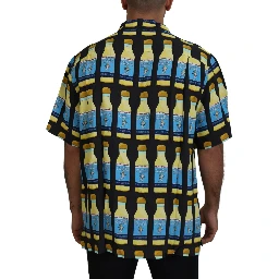 Multicolor Printed Viscose Casual Shirt