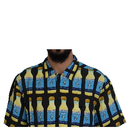 Multicolor Printed Viscose Casual Shirt