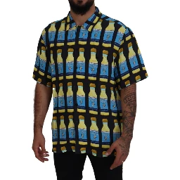 Multicolor Printed Viscose Casual Shirt