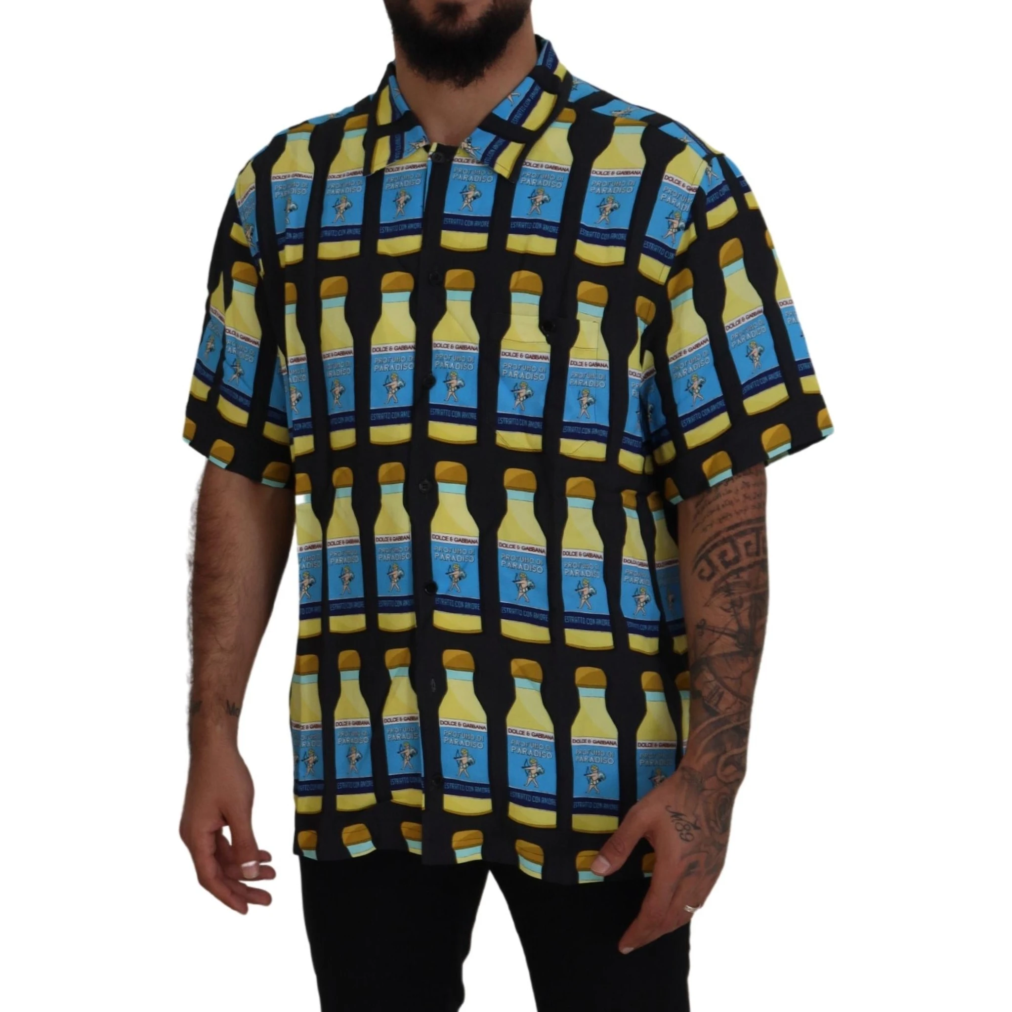 Multicolor Printed Viscose Casual Shirt