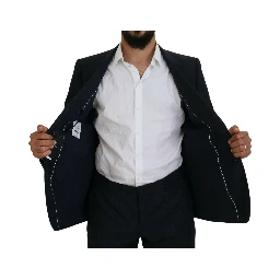 Blue Single Breasted 2 Piece MARTINI Suit