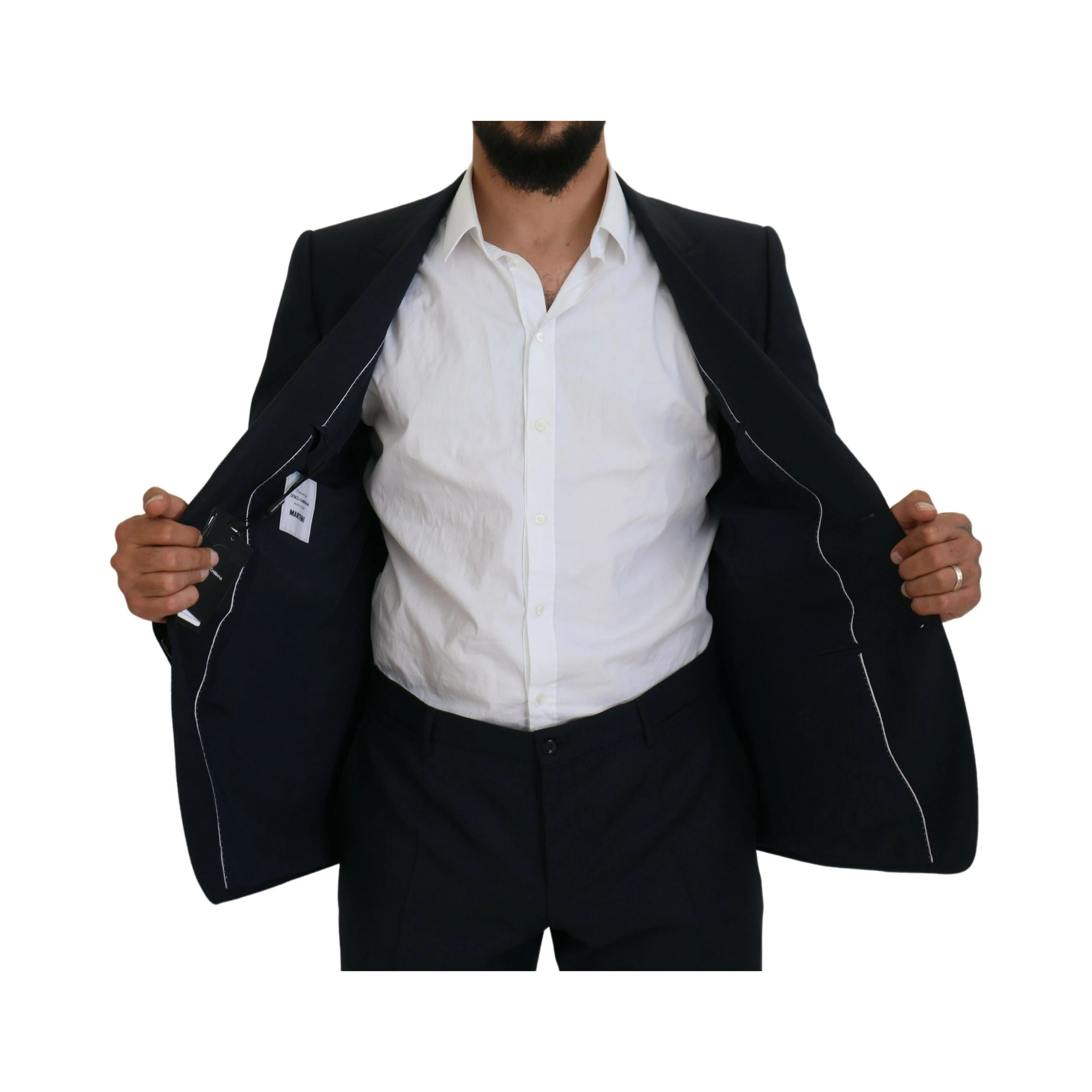 Blue Single Breasted 2 Piece MARTINI Suit