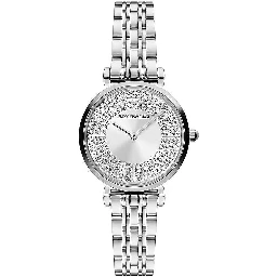 Silver Steel Quartz Watch