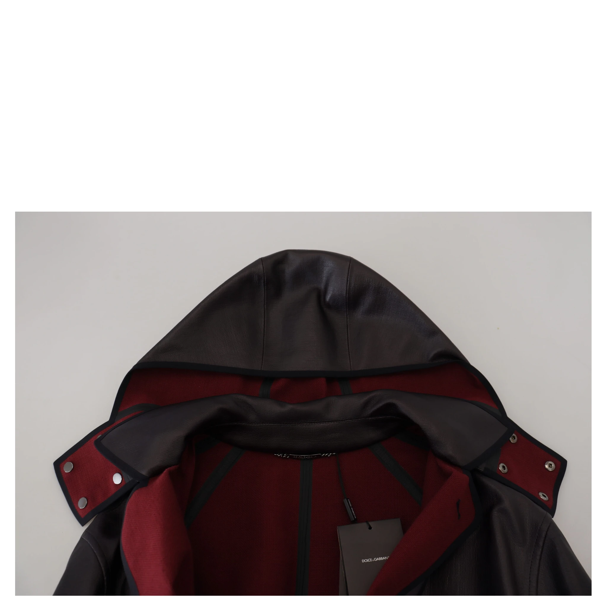 Black Trench Hooded Parka Cotton Jacket