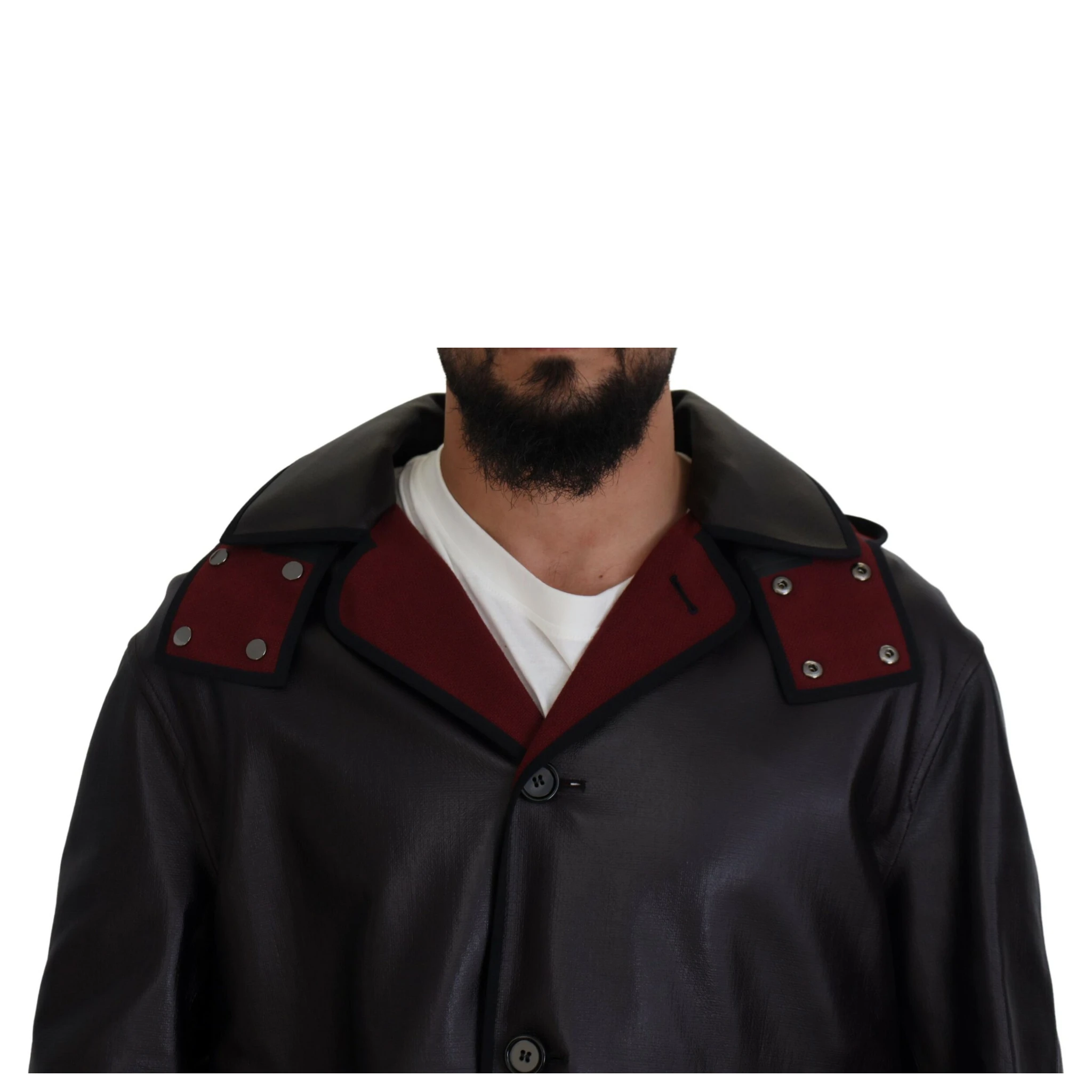 Black Trench Hooded Parka Cotton Jacket