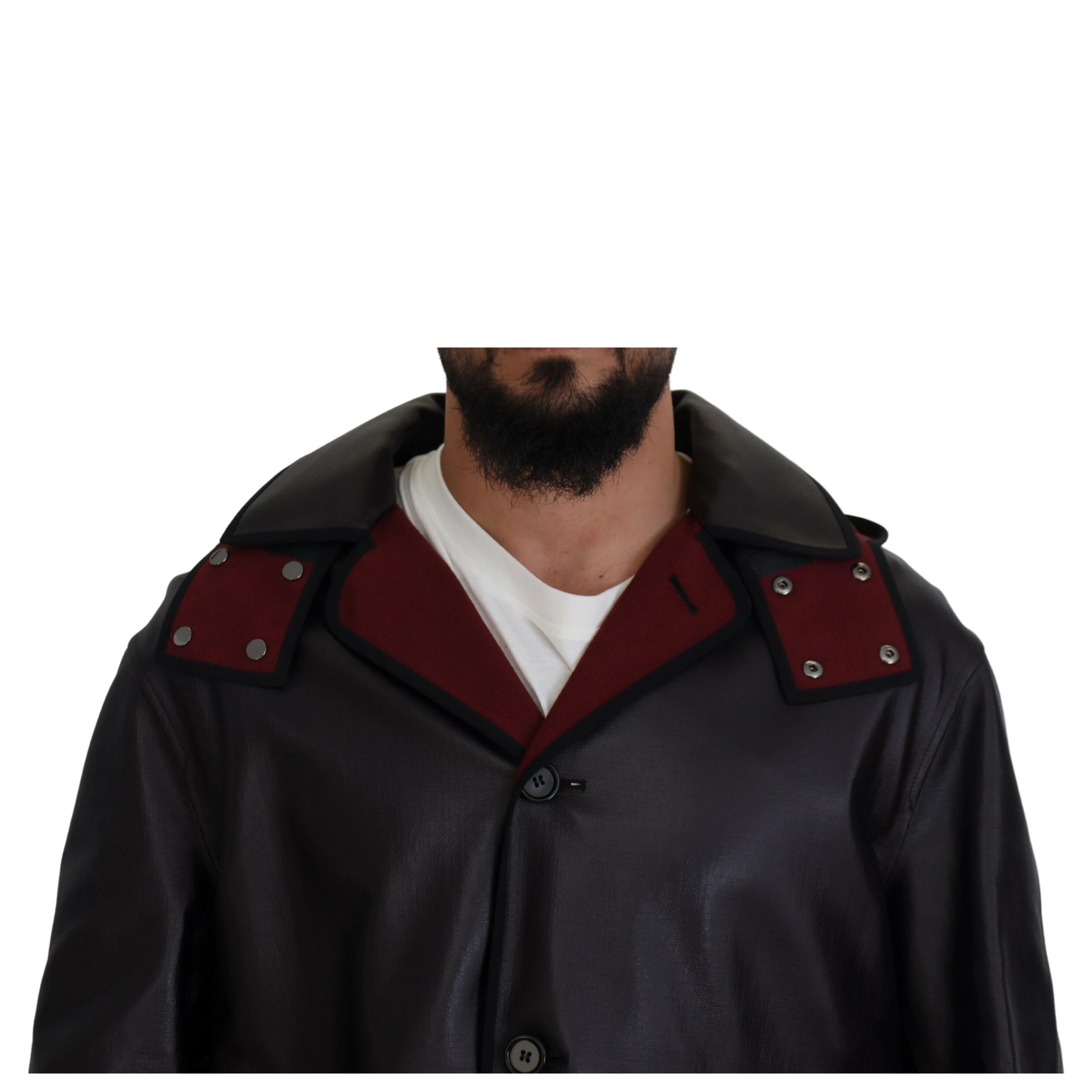 Black Trench Hooded Parka Cotton Jacket
