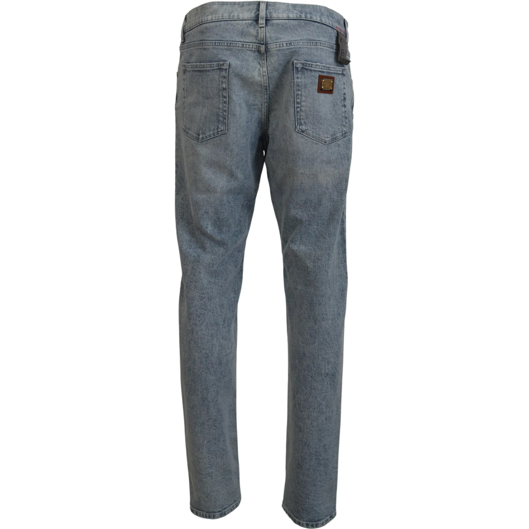 Blue Wash Slim Fit Cotton Denim Jeans