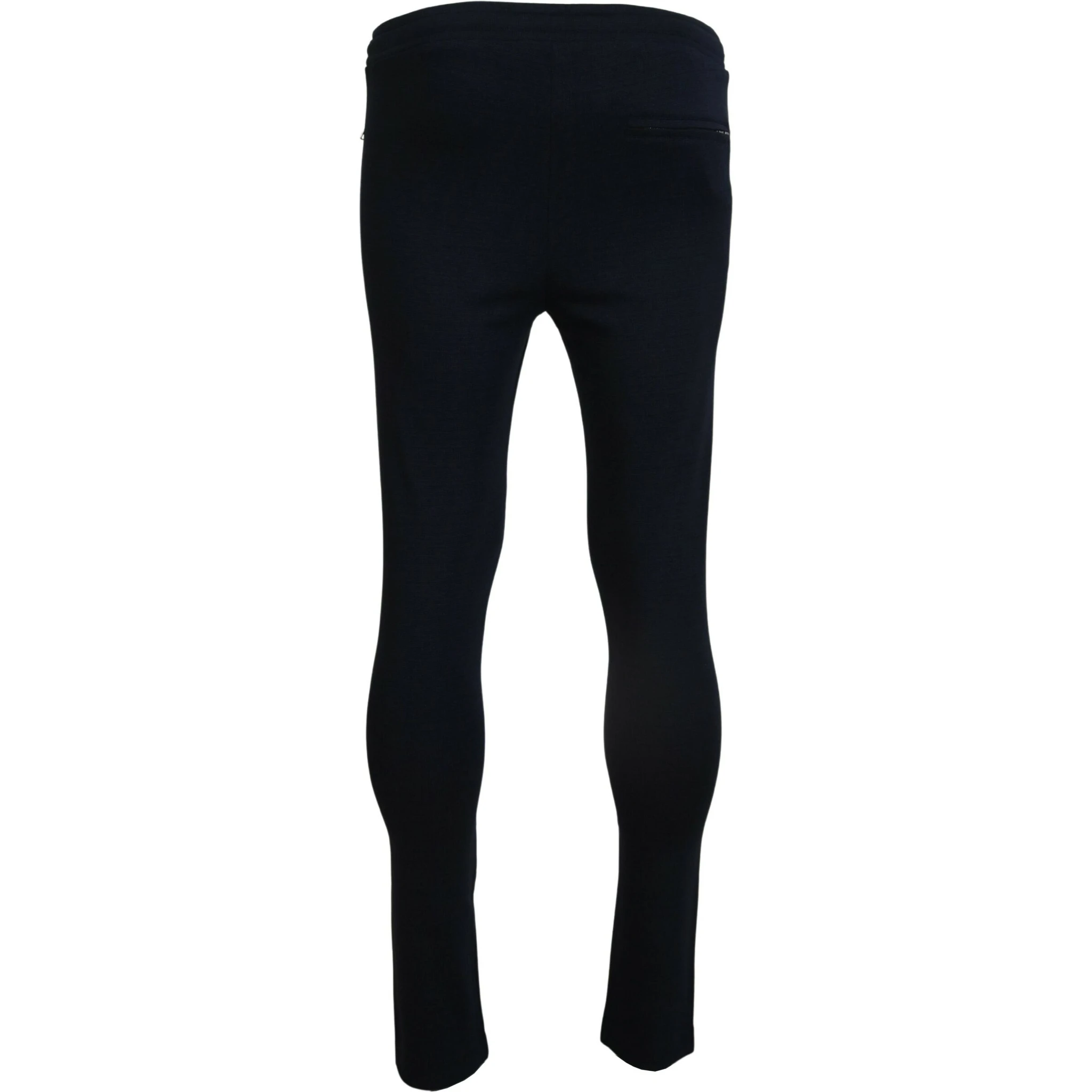 Blue Mens Sport Cotton Sweatpants Pants