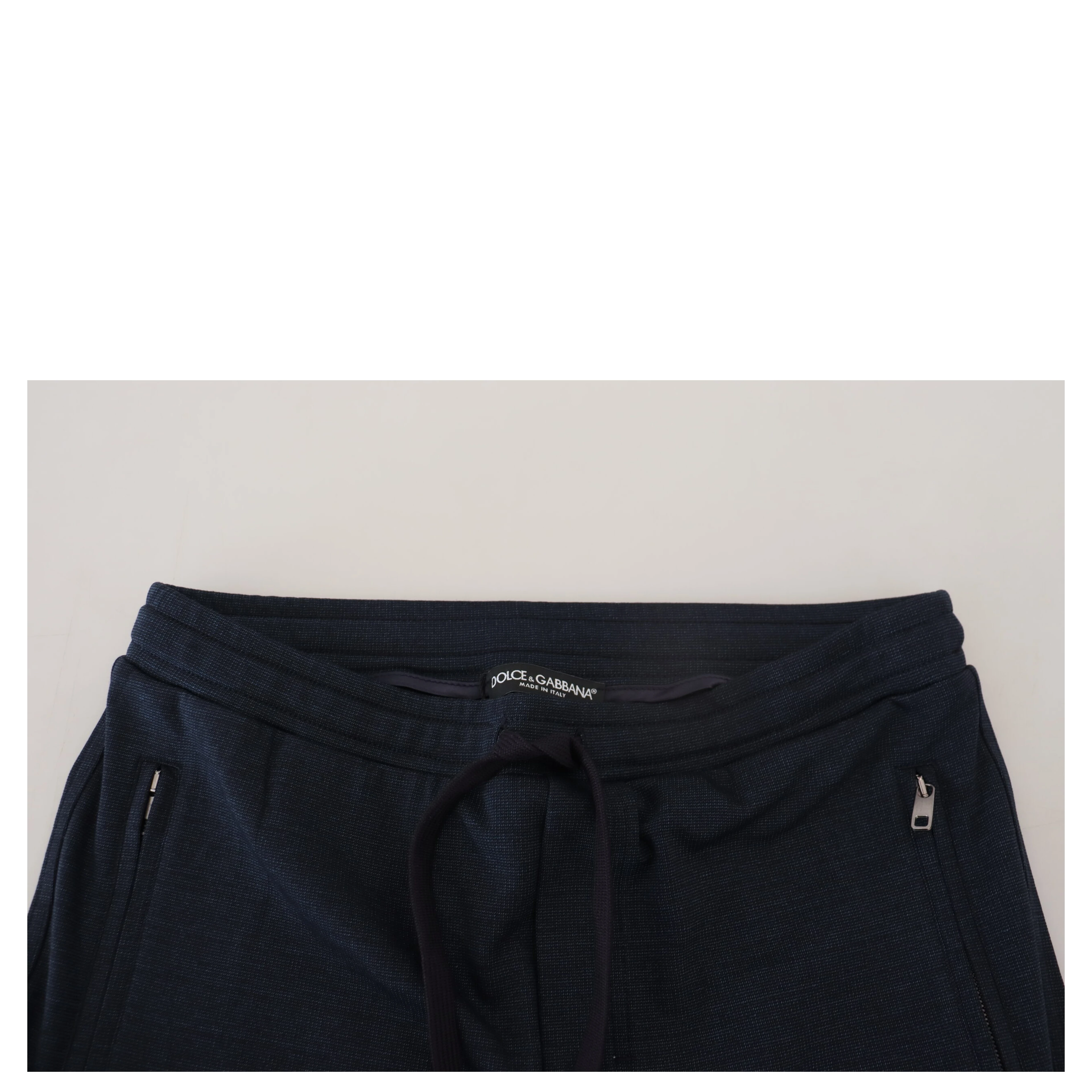 Blue Mens Sport Cotton Sweatpants Pants