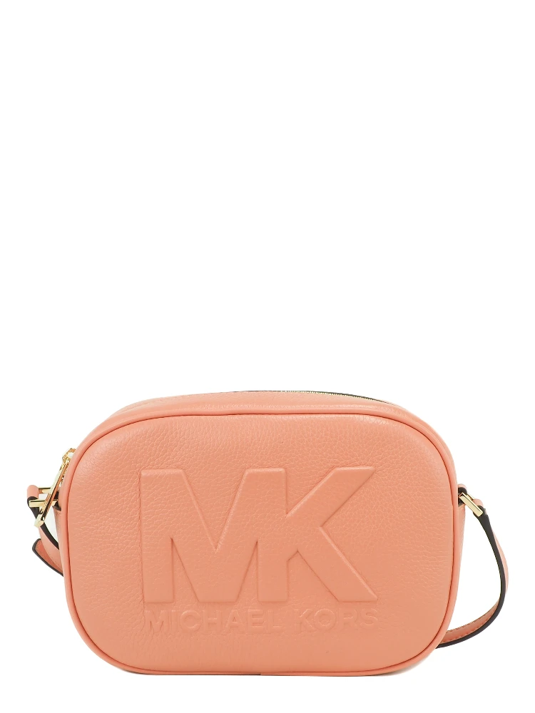 Jet Set Travel Medium Sherbert Leather Oval Camera Crossbody Bag