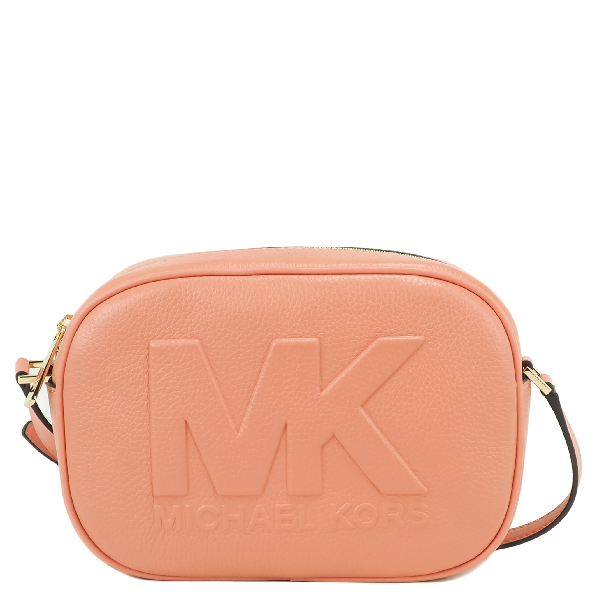 Jet Set Travel Medium Sherbert Leather Oval Camera Crossbody Bag