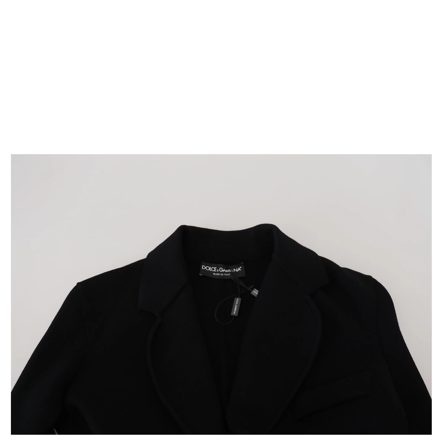 Black Button Cardigan Blazer Viscose Jacket